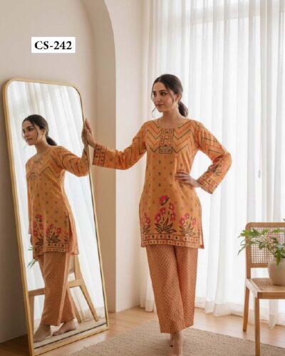 Premium Cotton Turkish Cord Set – Soft, Breathable & Elegant Daily Wear